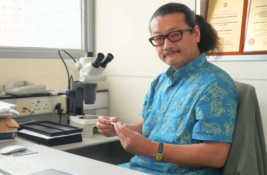 prof. Moriaki Yasuhara from the University of Hong Kong